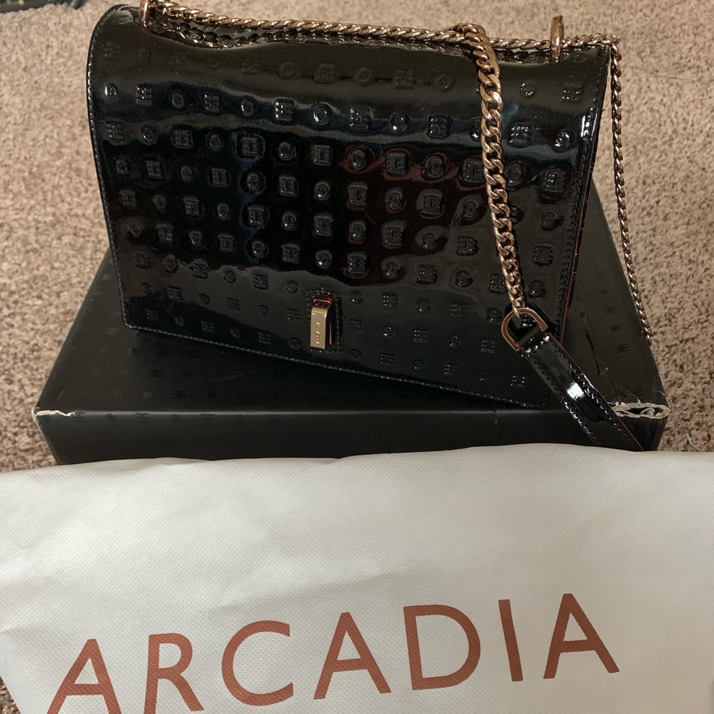 Arcadia black purse
